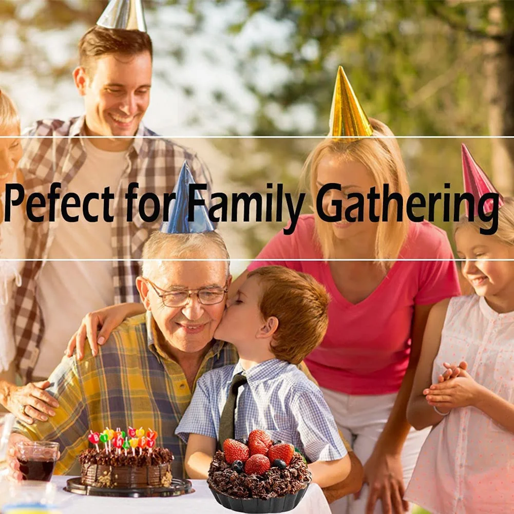 6 упаковок 5-дюймовые мини-фотообои со съемным дном круглые антипригарные формы