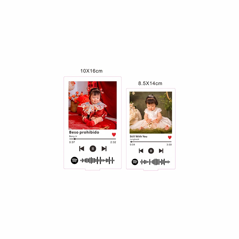 Фото Персонализированный код Spotify, акриловая музыкальная доска, песня, фото, имя, на заказ, альбом, табличка, памятная фотография, настройка №4
