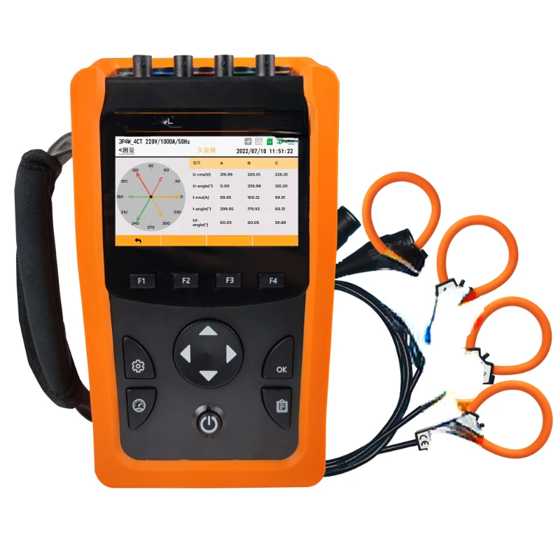 

Handheld Power analyzer 32GB Data logger Mi550 Waveform Graphics Electric Energy meter 3 Phase Power quality analyser