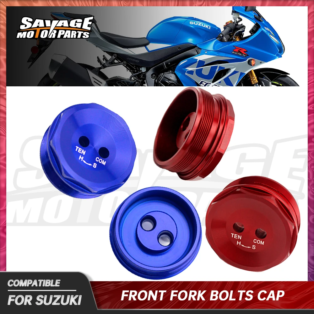 

For SUZUKI GSX-R 600 750 2011-2021 Front Fork Bolts Cover GSXR600 GSXR750 Motorcycle Accessories Shock Absorber Top Center Cap