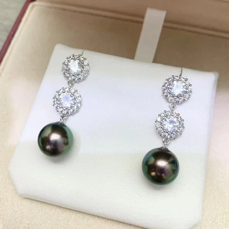 Великолепные блестящие серебряные серьги комплектующие для крепления базовые