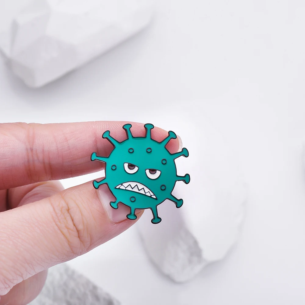 Hanreshe забавная виология эмалированная брошь булавка научный медицинский значок