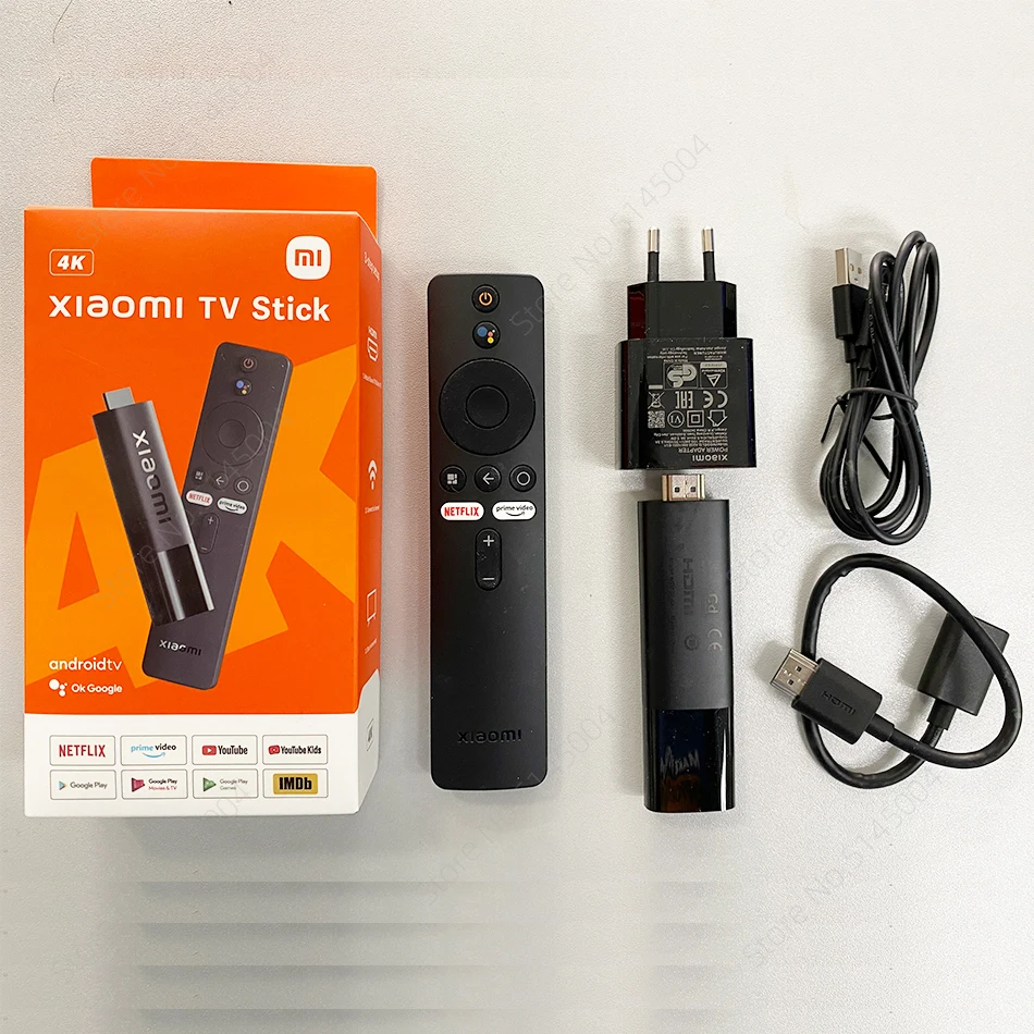 Глобальная версия Xiaomi 4K TV Stick Quad Core 2 Гб RAM 8 ROM Bluetooth 5 0 WiFi Android Google Assistant - купить по