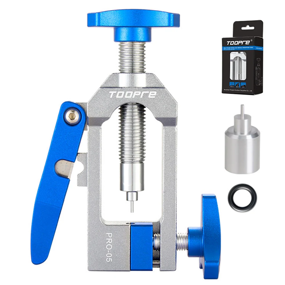 

TOOPRE Bike Hydraulic Disc Brake Oil Needle Tools T head Bicycle Driver Hose Insertion Tool Olive Connector Insert Install Press