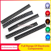 200pcs smd led 0402 0603 0805 1206 3528 rgb led diode red green blue white 1615 rgb full color common cathode common anode