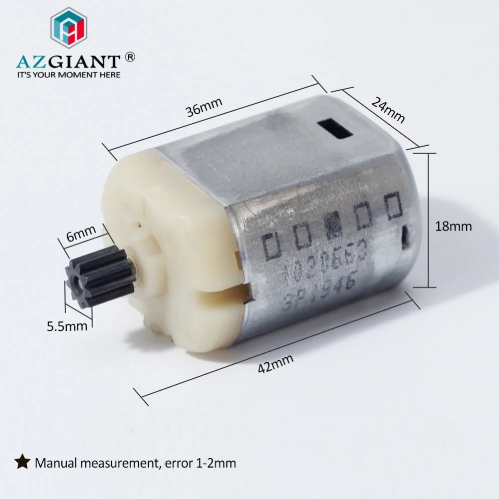 

9-зубчатый замок для багажника автомобиля AZGIANT, двигатель постоянного тока для Mercedes Benz SMART Porsche Audi FC280, запчасти «сделай сам», автомобильные ак...