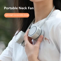 bladeless neck fan stylish portable mini fan hanging small air conditioner for cooling summer ventilador port%c3%a1til rechargeable