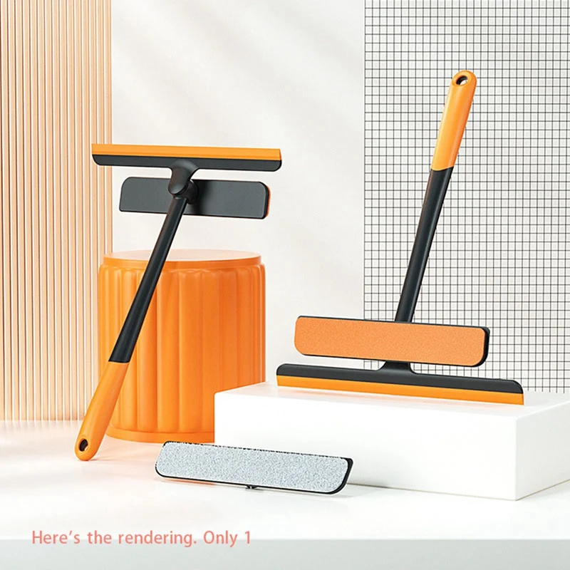 

Multi-Function Cleaning Brush,Window Cleaner Glass Scrub Scraping Three-In-One Window Wiper Tool Easy To Use 33 X 27Cm