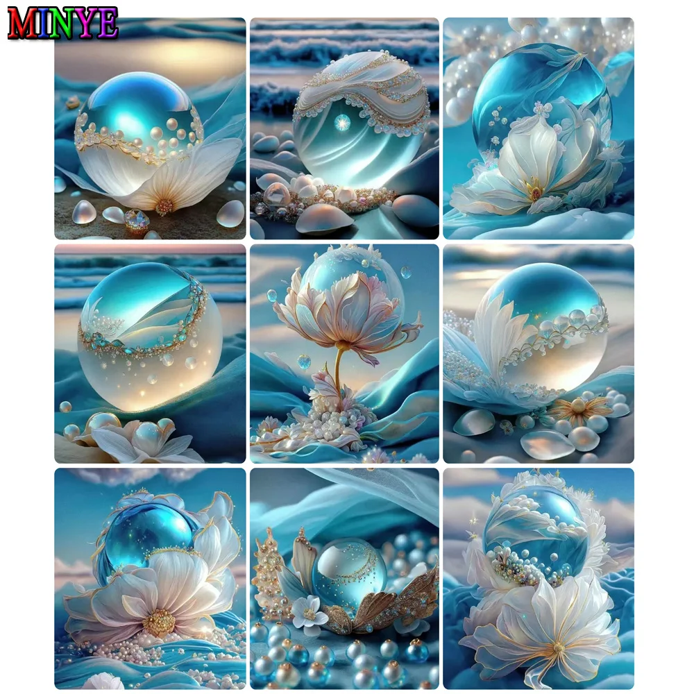 

5D DIY алмазная живопись, жемчуг, вышивка крестиком, фантазия, Пляжная фотография, вышивка, украшение