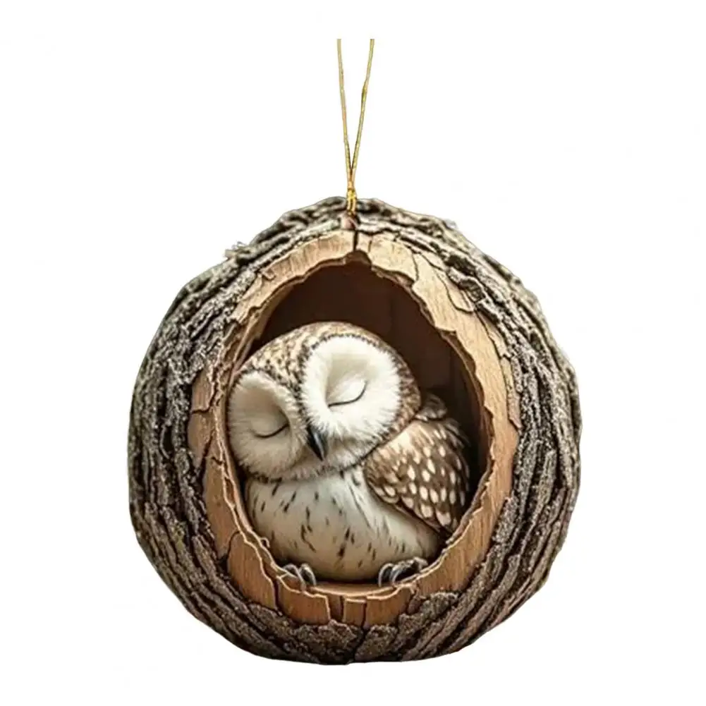 

Акриловые рождественские украшения с мультяшными животными