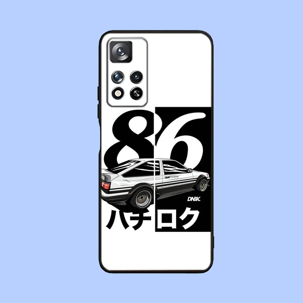 Чехол для телефона с задним фонарем аниме Initial D AE86 Samsung Galaxy A13 A21s A22 A31 A32 A52 A53 A71 A80 A91