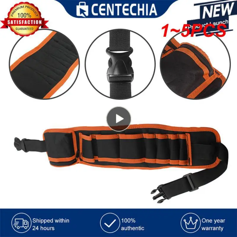 

1~5PCS Canvas Tool Bag Electrician Waterproof Tools Kit Waist Belt bag Pouch Waterproof
