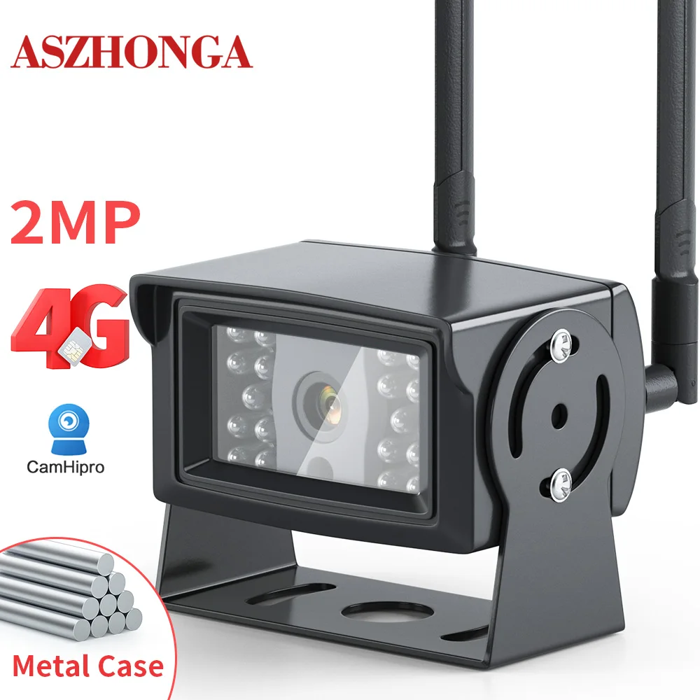 

WIFI 1080P 4G SIM Card MINI IP Camera Wireless 2MP Outdoor Metal Case CCTV HD For Car Surveillance Cam CamHi P2P IP66 Waterproof