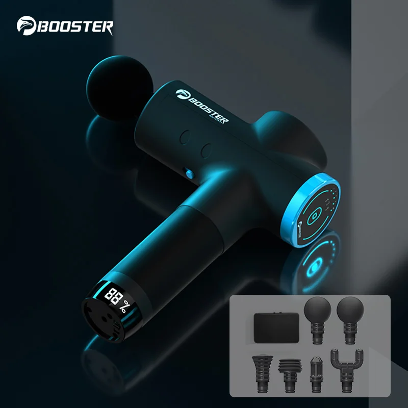 Booster M2-B 24V Muscle Massage Gun AI-Hit Neck Muscle Massager Fascial Gun Pain Therapy for Body Massage Relaxation Pain Relief