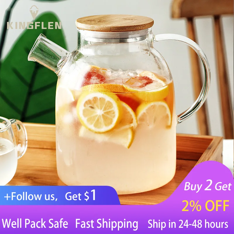 

Big Heat Resistant Glass Teaset Flower Tea Kettle Large Clear Glass Fruit Juice Container Ceramic Teapot Holder Base Droshipping