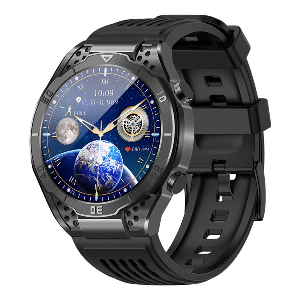 

Bluetooth Call SOS Smart Watch Blood Glucose Blood Lipid Uric Acid Monitor ECG+HRV Health Smartwatch 1.43 Inch 466*466 HD Screen