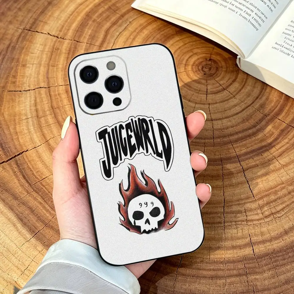 Фото Чехол для телефона Rapper -999 J-Juice W-WRLD для iPhone 17, 16, 15, 14, 13, 12, 11 Pro Max, 16 Plus, XS, мягкий, черный №2