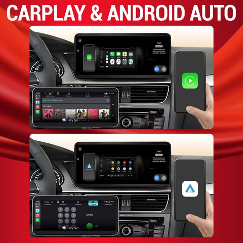 12,3-дюймовый автомобильный радиоприемник Android 14 для Audi A4 A5 Q5 B9 2016-2023 Беспроводной BT Carplay Qualcomm Snapdragon 680, головное устройство с сенсорным экраном