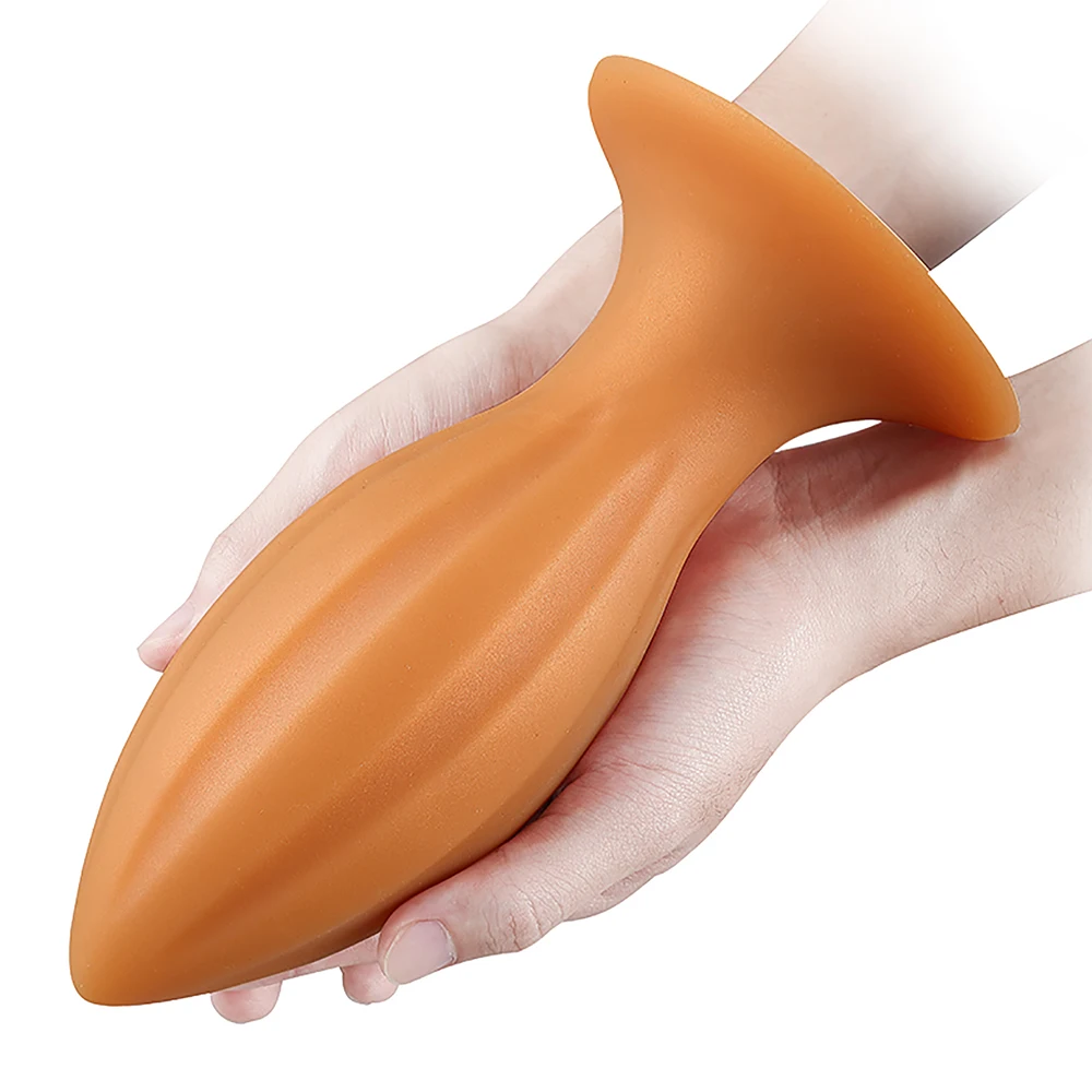 Жидкий силикон огромная анальная пробка фаллоимитатор большой анальный