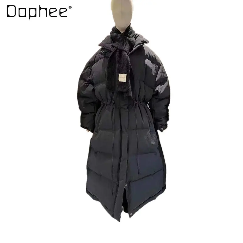 Warm Down Jacket for Women Mid-Length Winter New Popular Design Down Fashion Waist-Controlled Thick Down Jacket for Ladies