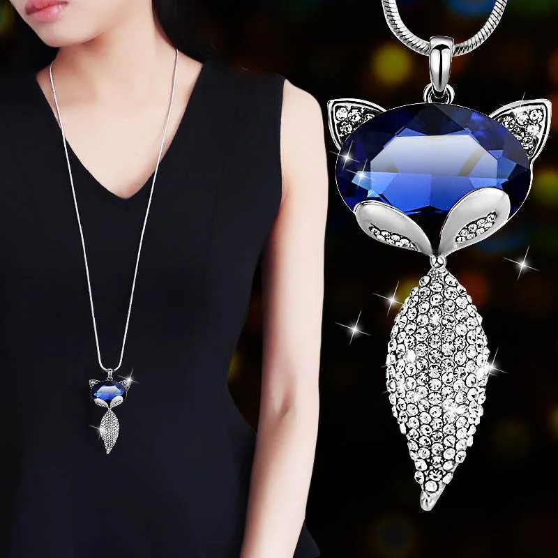

2023 Snowflake Zircon Long Sweater Chain Fashion Crystal Flower Pearl Tassel Adjustable Pendant Necklace New Jewelry for Women