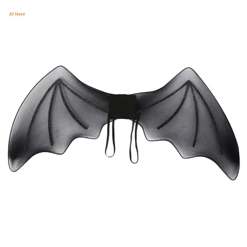 

Bat Wings-Lifelike Devil Wings Elf Wings Performance Props for Halloween Party