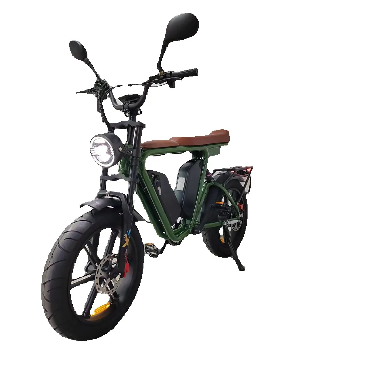 

Yingke 52V Dual Battery 44Ah Full Suspension Hydraulic Brake 1000W Youlin Fat Tire E Bike