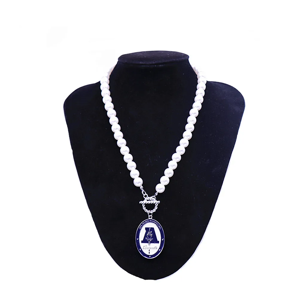 Жемчужная цепочка Женская Группа колледжа греческие буквы Zeta Phi Beta Archonettes