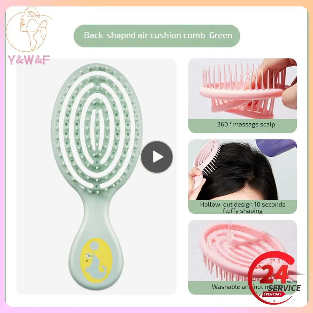 

Massage Brush Easy To Use Looped Air Cushion Comb Fluffy Head Scalp Massage Comb Fluffy Head Comb Styling Tools Shampoo Comb