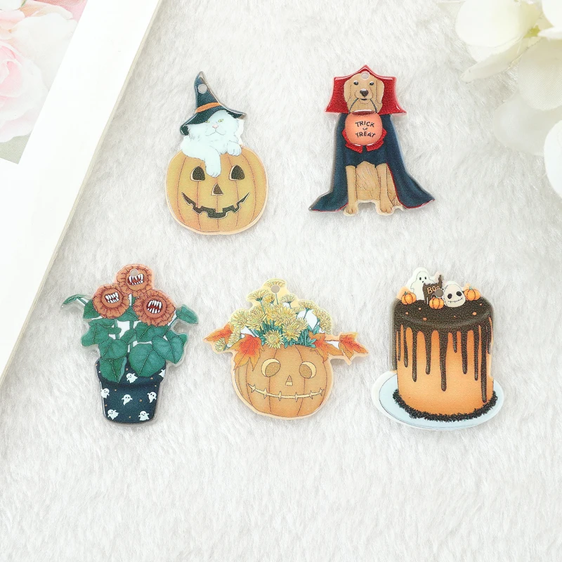 10 шт. подвески в виде тыквы призрака подсолнуха |