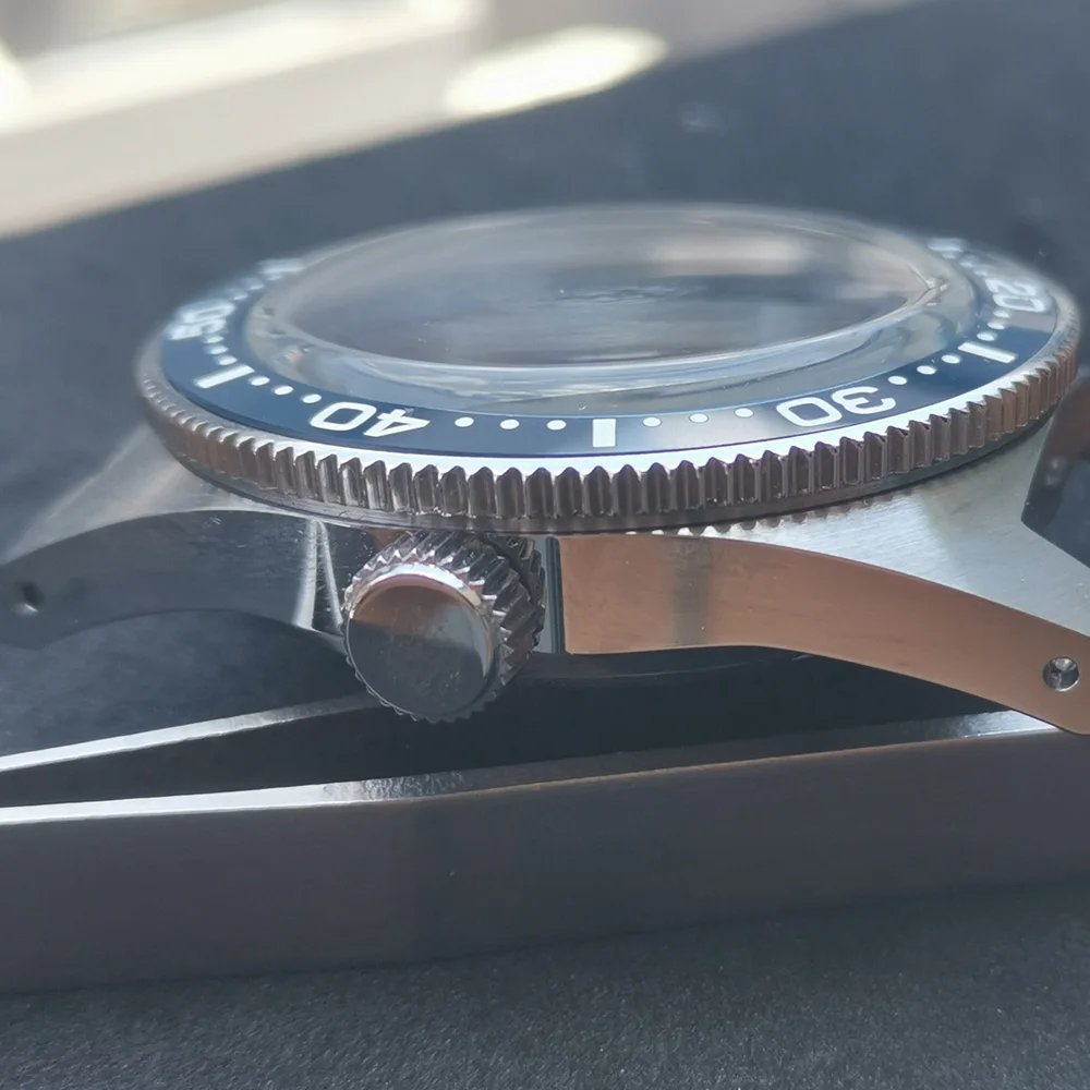 Watch Modify Parts 41mm Stainless Steel 62MAS Watch Case Sapphire Glass 300m Water Resistant Fit NH35/36 Automatic Movement