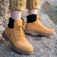 mens safety boots martin microfiber leather waterproof plastic toe anti smashing insulation 6kv wear resistant oxford sole