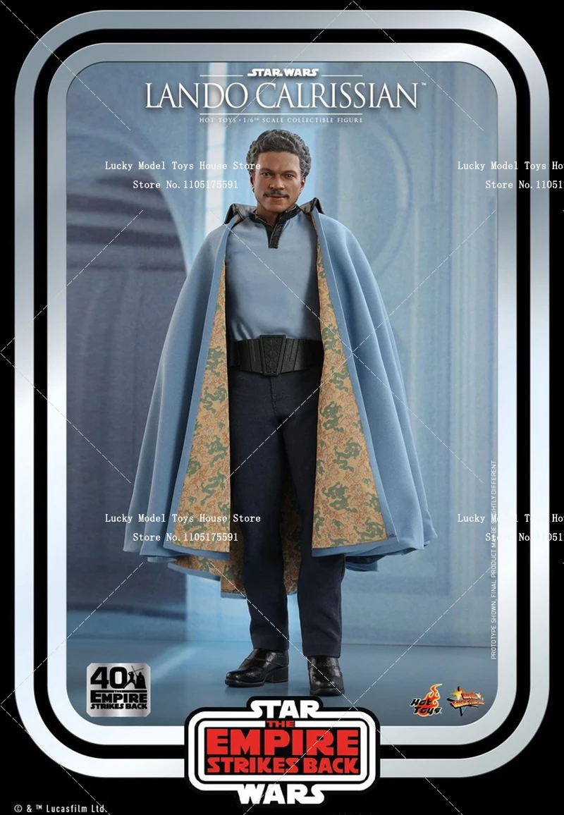 Фото HOTTOYS HT MMS588 1/6 Фигурка Ландо Калриссина в синем длинном халате, Star Wars: Война Звездных войн: Восстание Звездных войн, юбилейная коллекционная фигурка 12 дюймов №2