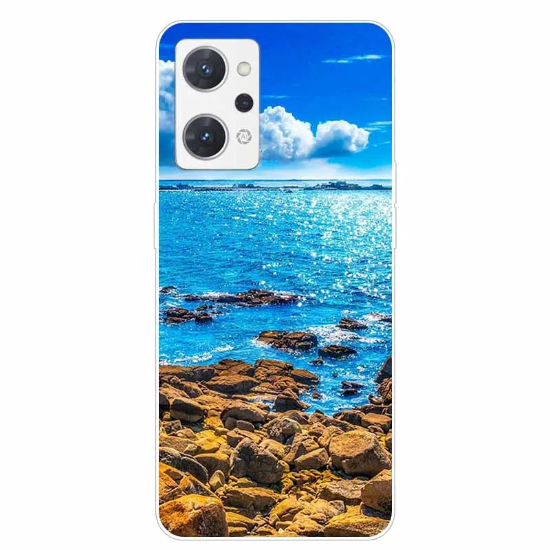 Для OPPO Reno 9A 5G Чехол Прозрачный силиконовый мягкий чехол из ТПУ для Oppo Reno9 A/Reno7 A