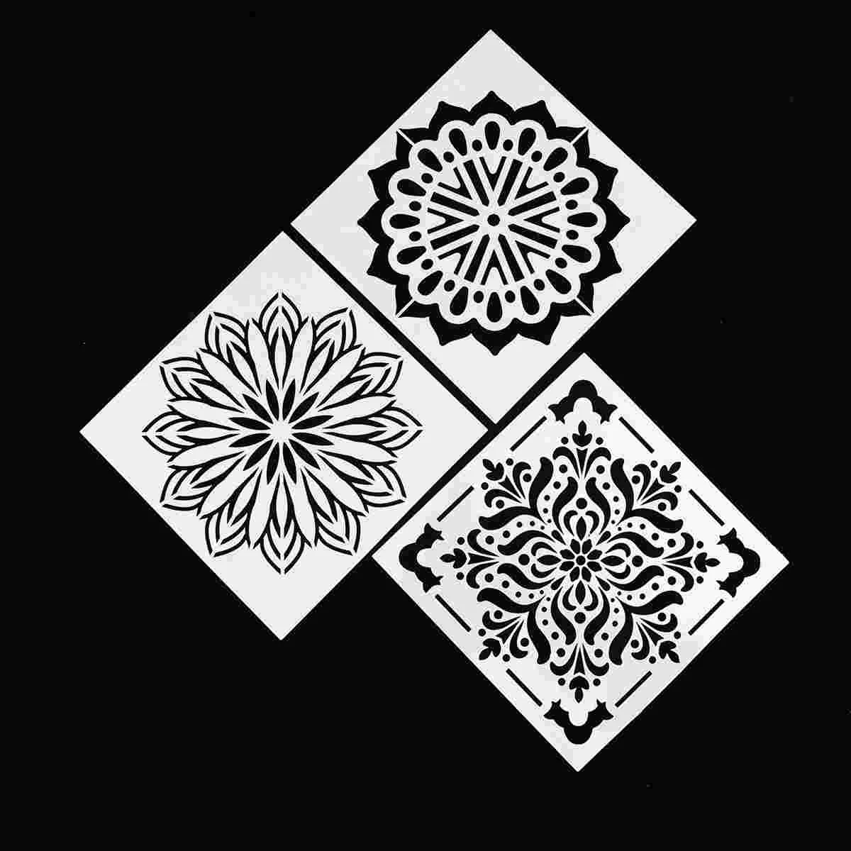 

Stencils Painting Mandala Templates Tool Stencil Diy Drawing Wall Dot Scrapbook Template Tile Wood Signs Floor Craft Stone