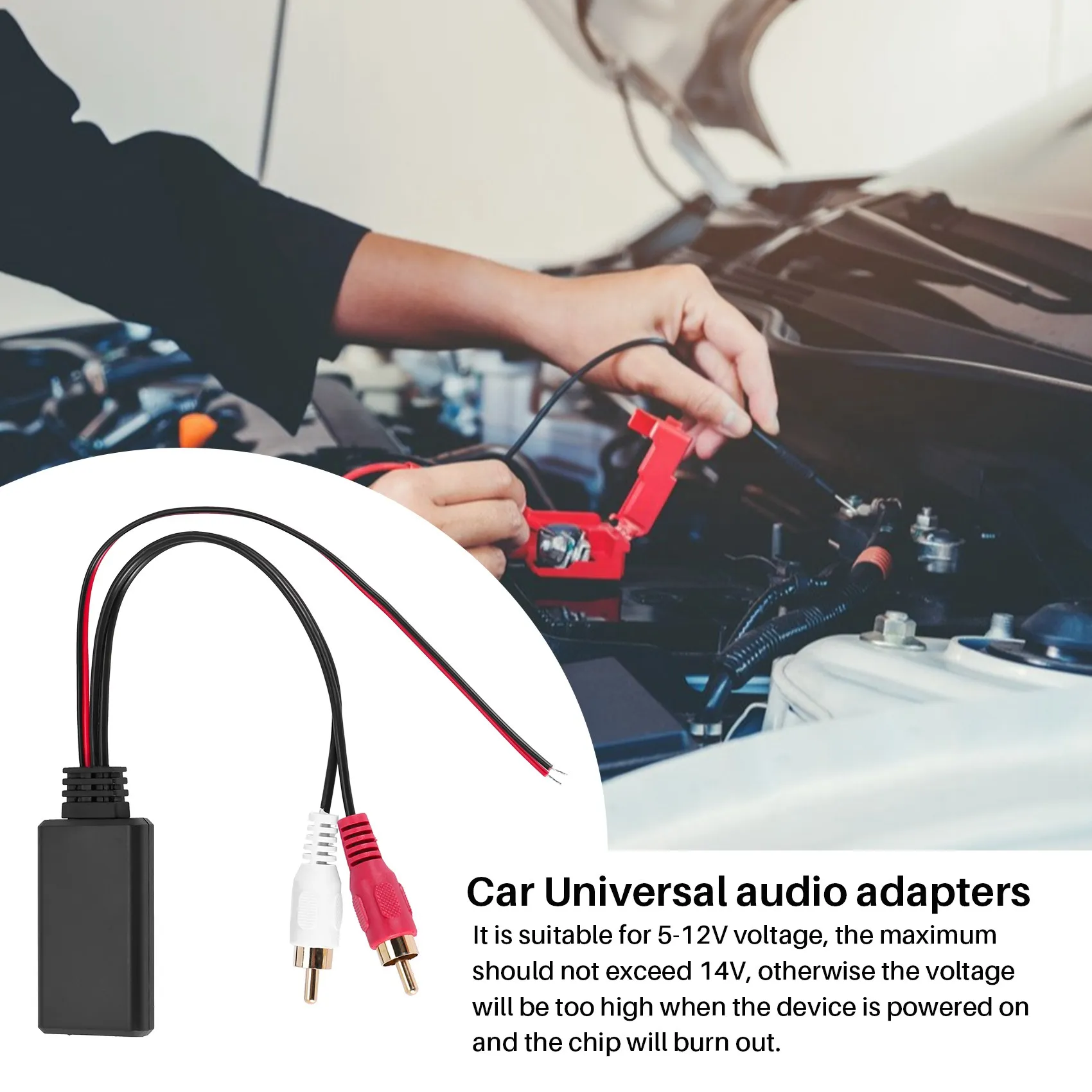 

Автомобильный Универсальный беспроводной Bluetooth модуль музыкальный адаптер Rca Aux аудио кабель