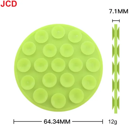2 шт., силиконовый чехол на присоске, двухсторонний держатель с прочной ручкой без помощи рук для селфи и видео для iPhone Android