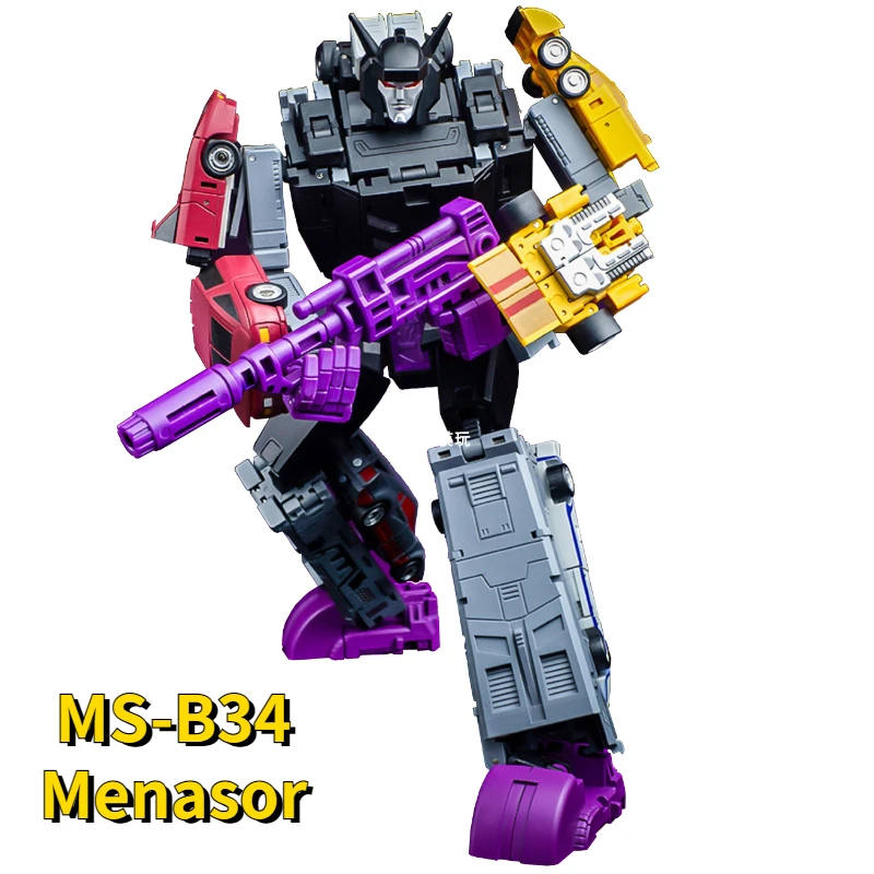 

Transformation MS-TOYS Menasor Fine Coating 5 In 1 Set MS-B34 Deformed Toy Mecha Action Figure In Stock