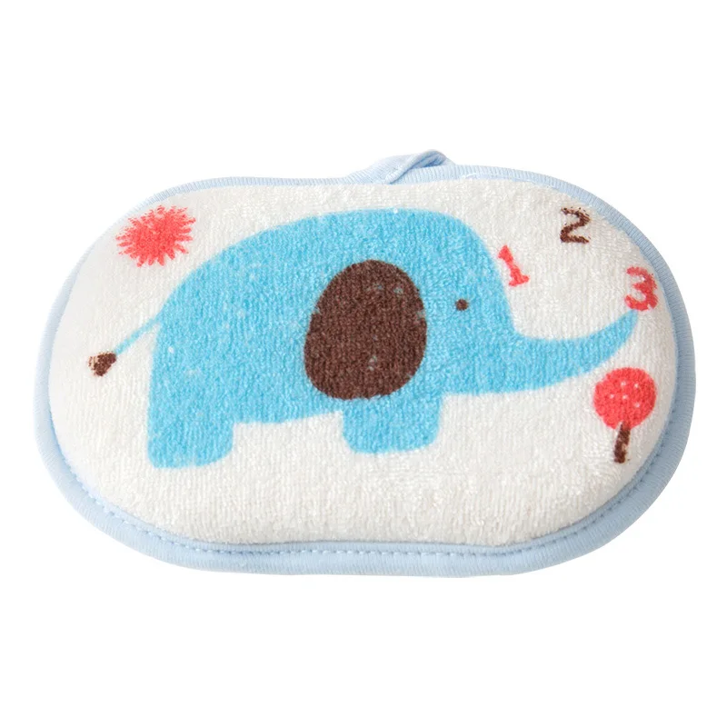 

Kids Bath Brushes Shower Product Super Comfortable Towel Infant Sponge Cotton Rubbing Body Wash Children Rub Baby Sponge Towel