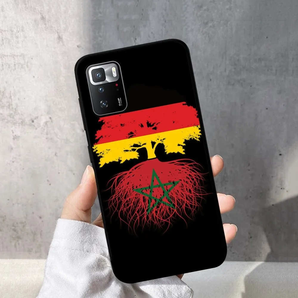 Марокканский флаг телефон для паспорта X 5 A 6 7 8 T 9 9S 10 11 11S 11Epro Poco M3 pro