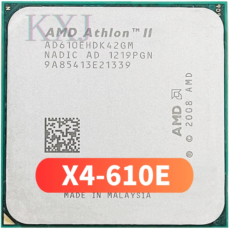 AMD Athlon II X4 610e X4-610e 2,4 ГГц четырехъядерный ЦПУ процессор AD610EHDK42GM разъем AM3
