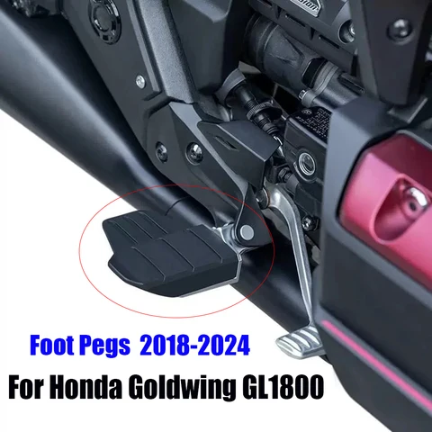 Для Honda Gold Wing GL1800 Goldwing 1800 Tour DCT 2018-2024 подставка для ног водителя мотоцикла подножка передняя подставка для ног педаль