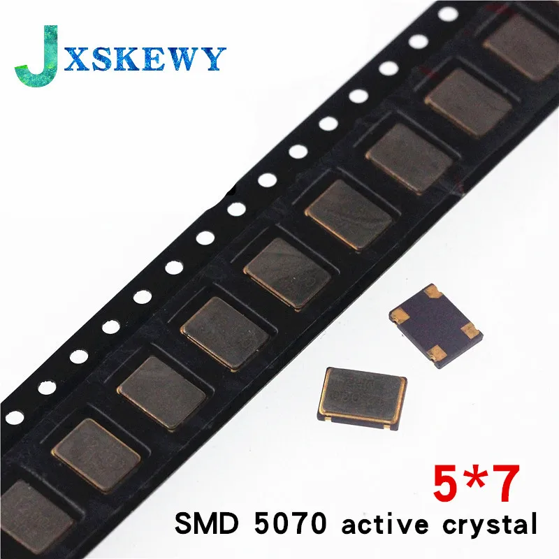 10 шт./лот SMD 5070 активный кварцевый генератор OSC 25 МГц 6 м 10 м 12 м 16 м 20 м 24 м 25 м 33 м 50 м 7050 5*7