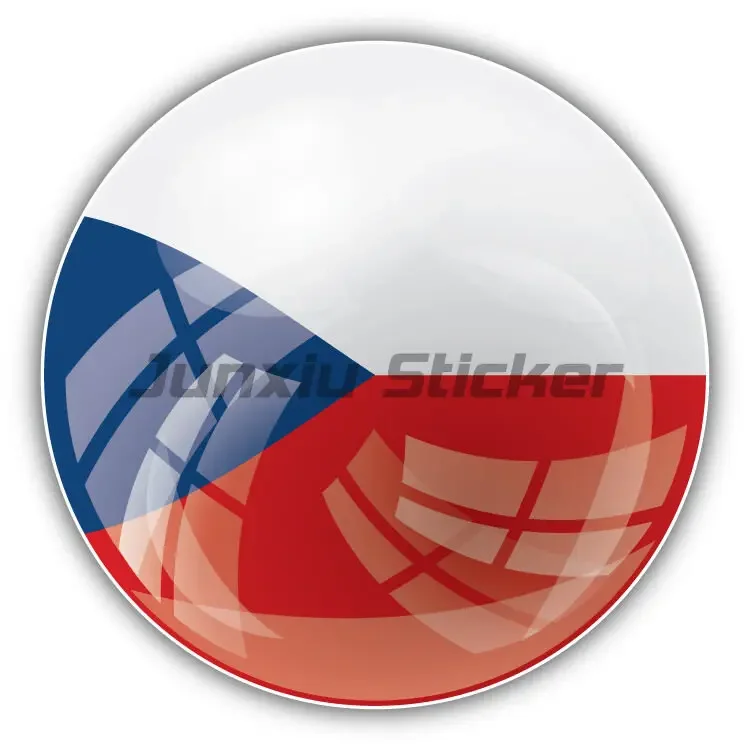 Личность Карта Чешской Республики Флаг Автомобильная наклейка Велосипедная