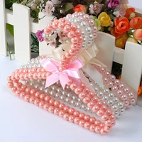 faux pearl hanger durable cute no odor fashion dog faux pearl hanger for household clothes rack clothes hanger