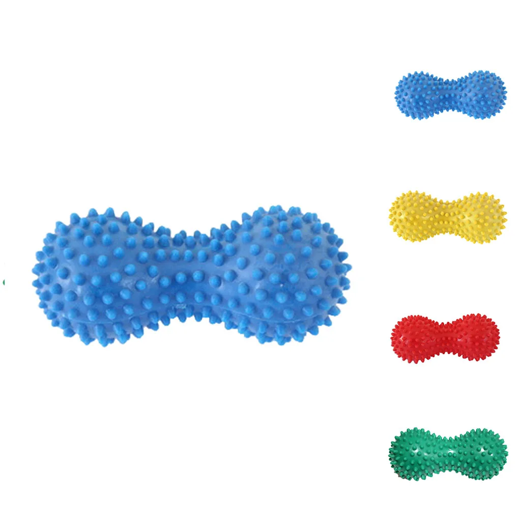 

Peanut Spiky Massage Balls Trigger Point Foot Roller Relief Pain Muscle Relax Massage Ball