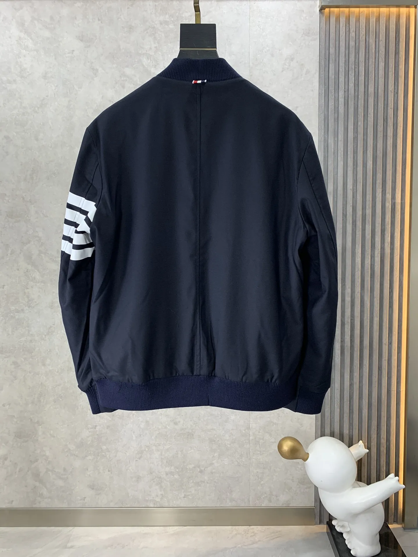 Men Bomber Jacket Casual Autumn Winter Jacket Fashion Brand Design Baseball Collar Streetwear TB THOM Jacket Slim Fit Coat