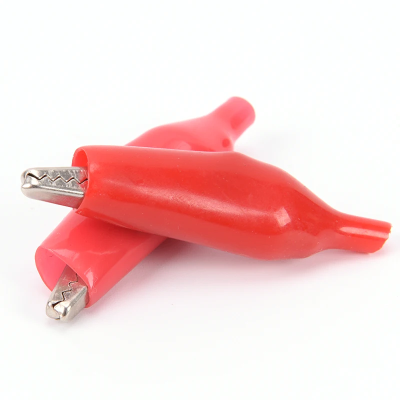 10 шт. маленькие изоляционные ботинки металлический зажим крокодил электрический