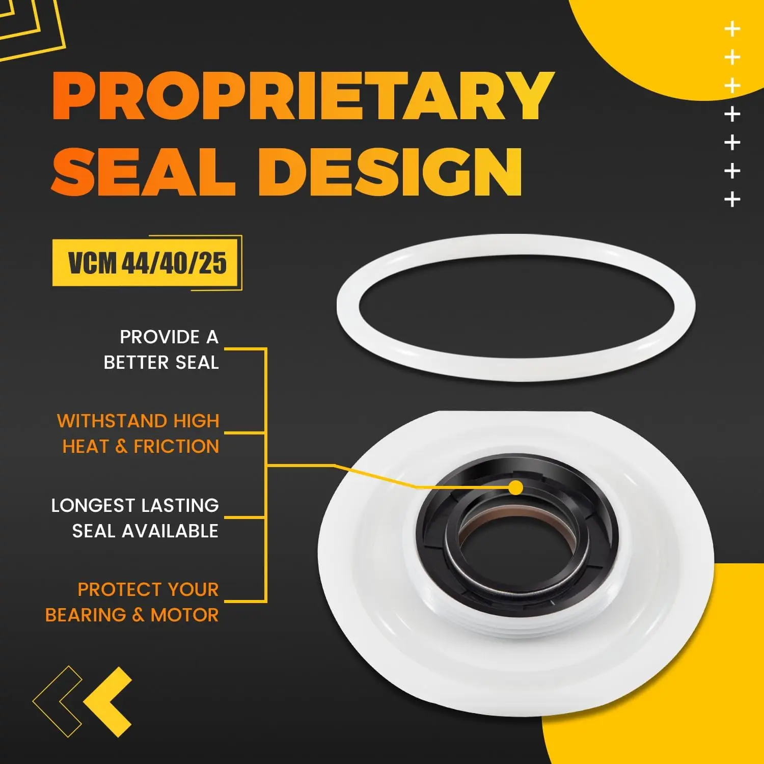 Замена для VCM 44/40/25 уплотнение чаши низкопрофильный резак уплотнитель миксера