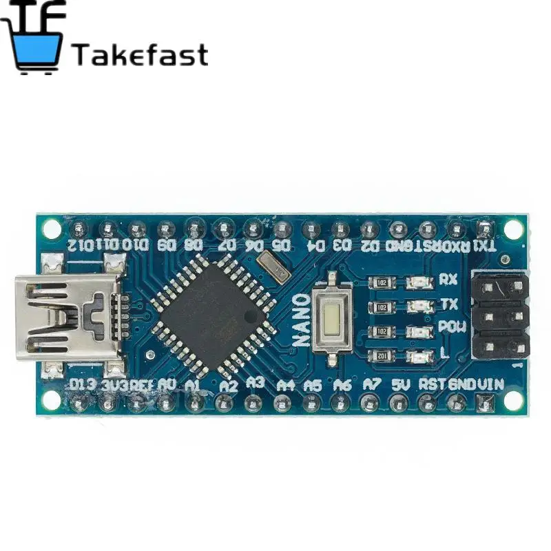 Новая акция для контроллера arduino Nano 3 0 Atmega328 совместимая плата модуля PCB макетная